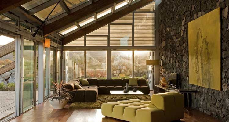 Ventajas y desventajas de las casas bioclimáticas 5 Interior de casa bioclimática