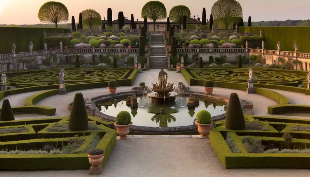 Características de un jardín italiano 3 Ejemplo jardin italiano