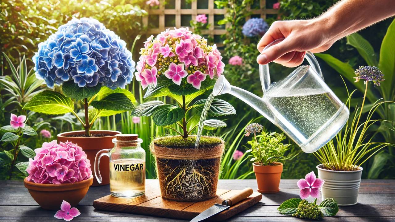 Guía de uso de vinagre para las hortensias 2 Vinagre para las hortensias